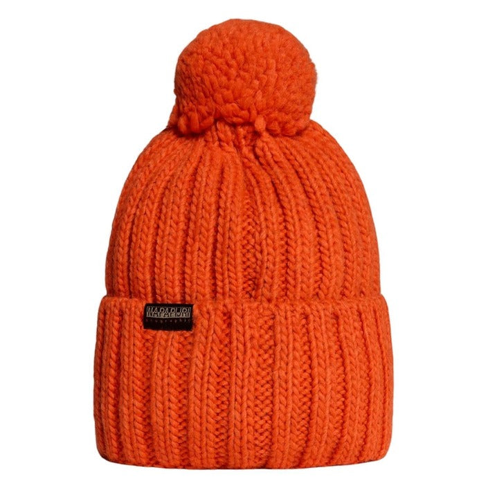 Napapijri® Sombrero Hombre Otoño/Invierno - Diseño Naranja con Materiales Premium y Lavado Fácil"